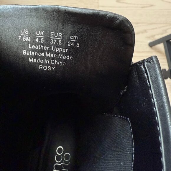 Franco Sarto black combat boots - Picture 6 of 7